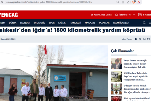 Küçük Kalplerin Büyük Sevinci, Basında da Yer Buldu.